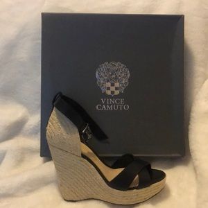Wedge sandals, NEVER WORN